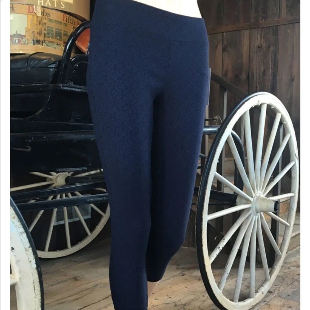 Margaret‎ M Karen Straight Leg Printed Pant Navy XS Nwt Stitch Fix